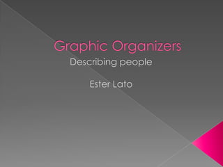Graphic Organizers Describing People