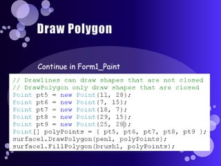 Draw PolygonContinue in Form1_Paint