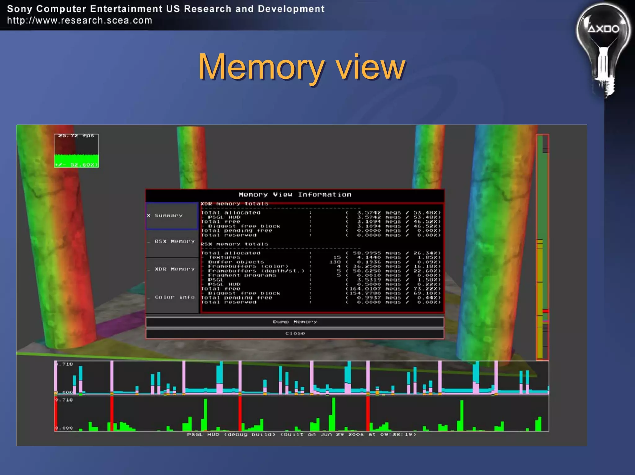 Memory viewMemory view
 