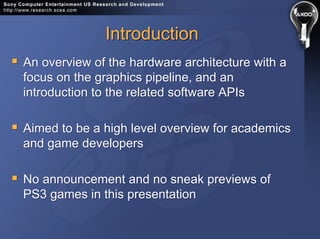 Introduction to the Graphics Pipeline of the PS3 | PDF