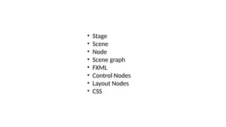 Fxml Css Graphics 1.pptx object oriented programming | PPTX