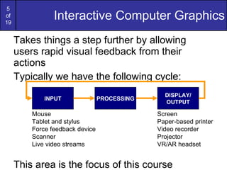 ppt - interactive computer graphics introduction... Graphics1 introduction | PPT
