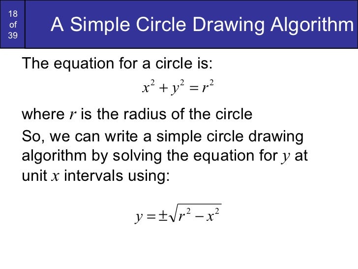 Bresenham Line Drawing Algorithm Solved Problems : Graphics bresenham circlesandpolygons