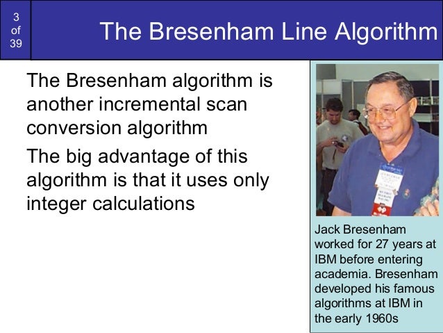 Bresenham Line Drawing Algorithm Advantages And Disadvantages : Bresenham circles and polygons in computer graphics