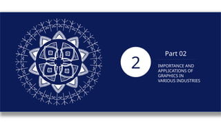 Part 02
IMPORTANCE AND
APPLICATIONS OF
GRAPHICS IN
VARIOUS INDUSTRIES
2
 