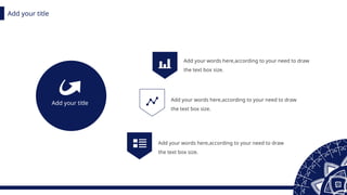 Add your title
Add your title
Add your words here,according to your need to draw
the text box size.
Add your words here,according to your need to draw
the text box size.
Add your words here,according to your need to draw
the text box size.
 
