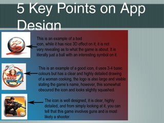 5 Key Points on App
Design
 