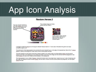 App Icon Analysis
 
