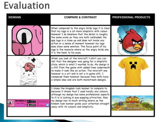 Graphics design presentation