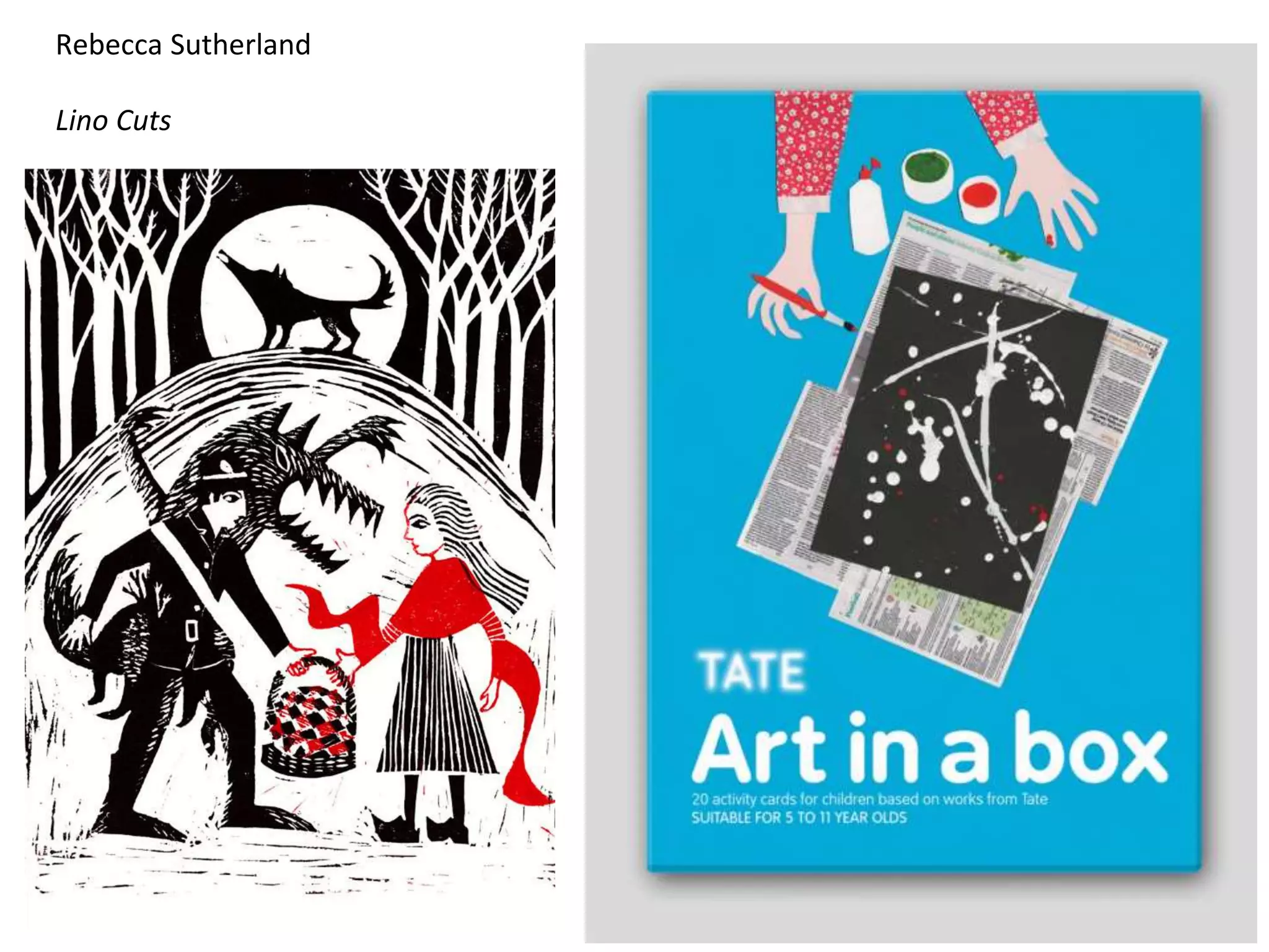 Rebecca Sutherland
Lino Cuts
 