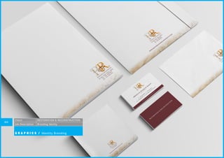 Client RESTORATION & RECONSTRUCTION
Job Description Branding Identiy
G R A P H I C S / Identity Branding
004
 