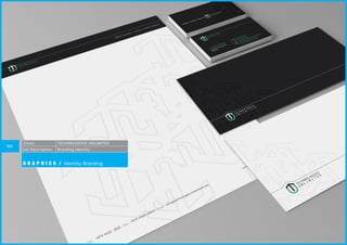 Client TECHNOLOGIES UNLIMITED
Job Description Branding Identity
G R A P H I C S / Identity Branding
006
 