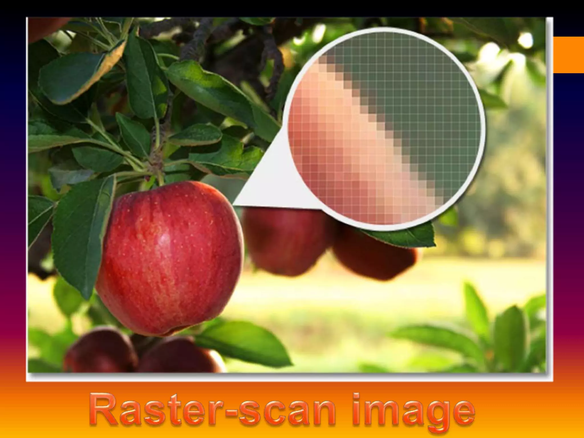 raster and random scan