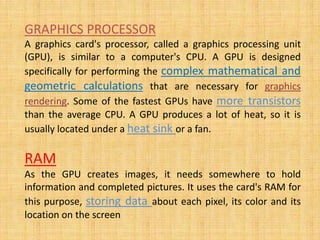 Graphics processing unit (GPU) | PPTX