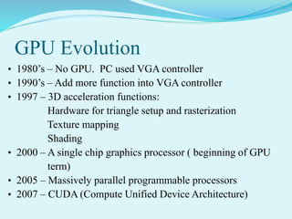 Graphics Processing Unit (GPU) system.ppt