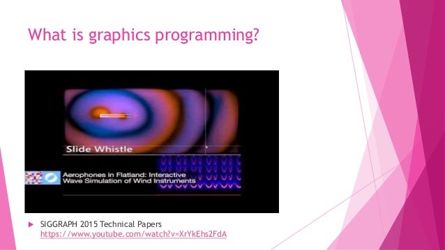 Graphics Programming Workshop