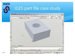 IGES part file case study
MSRIT
 