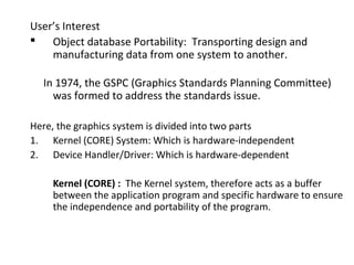 Graphic standards and exchange formats | PPT