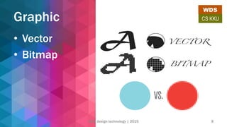 Graphic
•  Vector
•  Bitmap
WDS
CS KKU
Web design technology | 2015 8
 