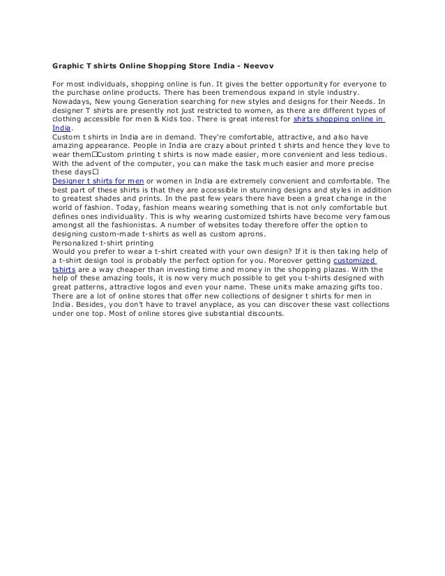 graphic t shirts online india