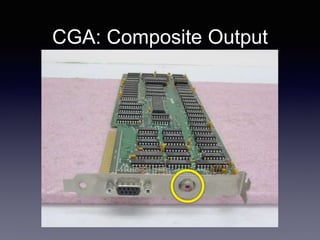 CGA: Composite Output
 