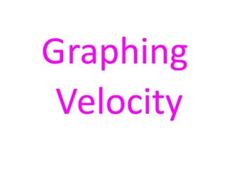 Graphing Velocity