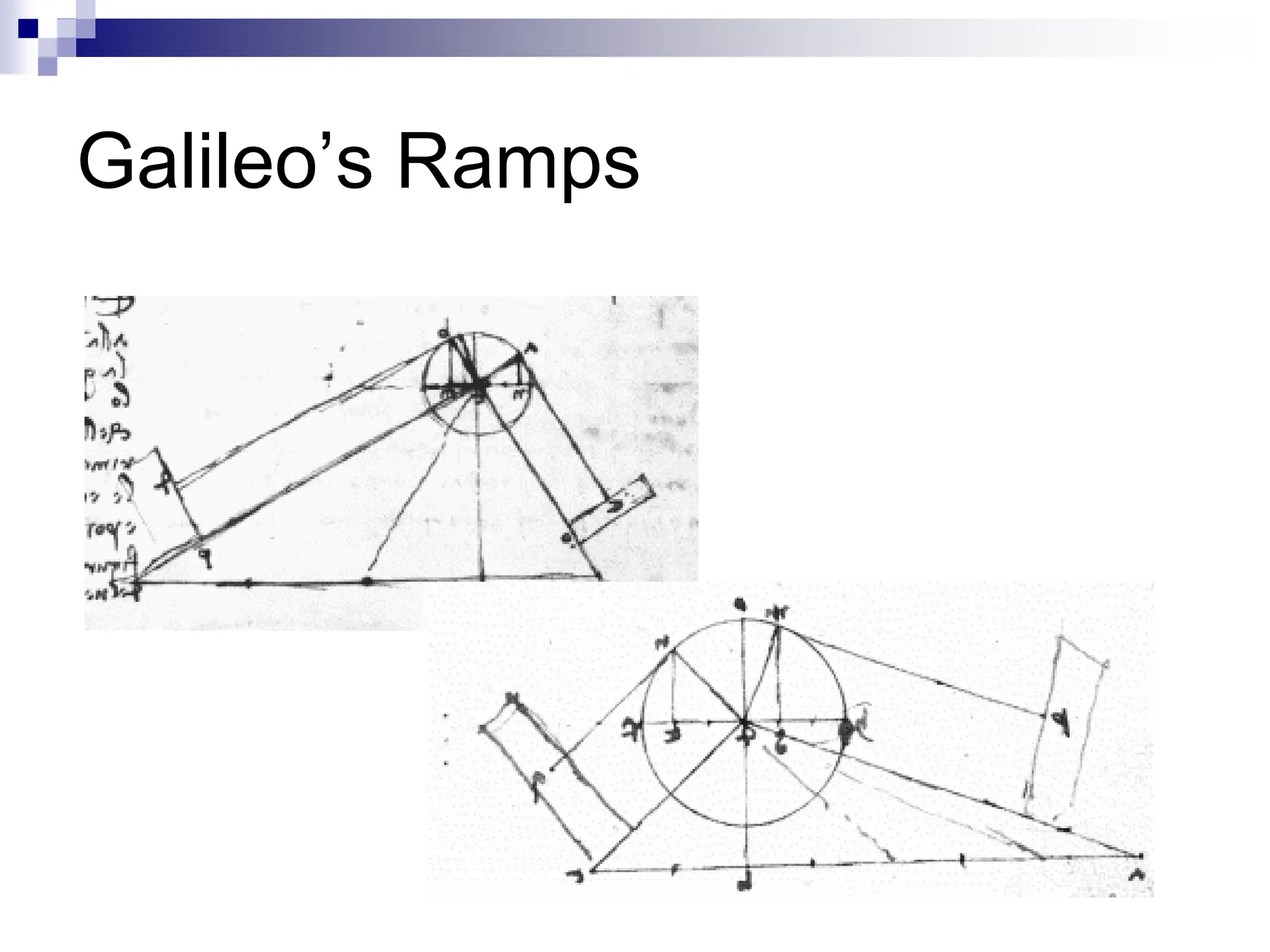 Galileo’s Ramps
 