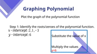 Graphing Polynomial.pptx Grade 10 Lesson 2 | PPTX