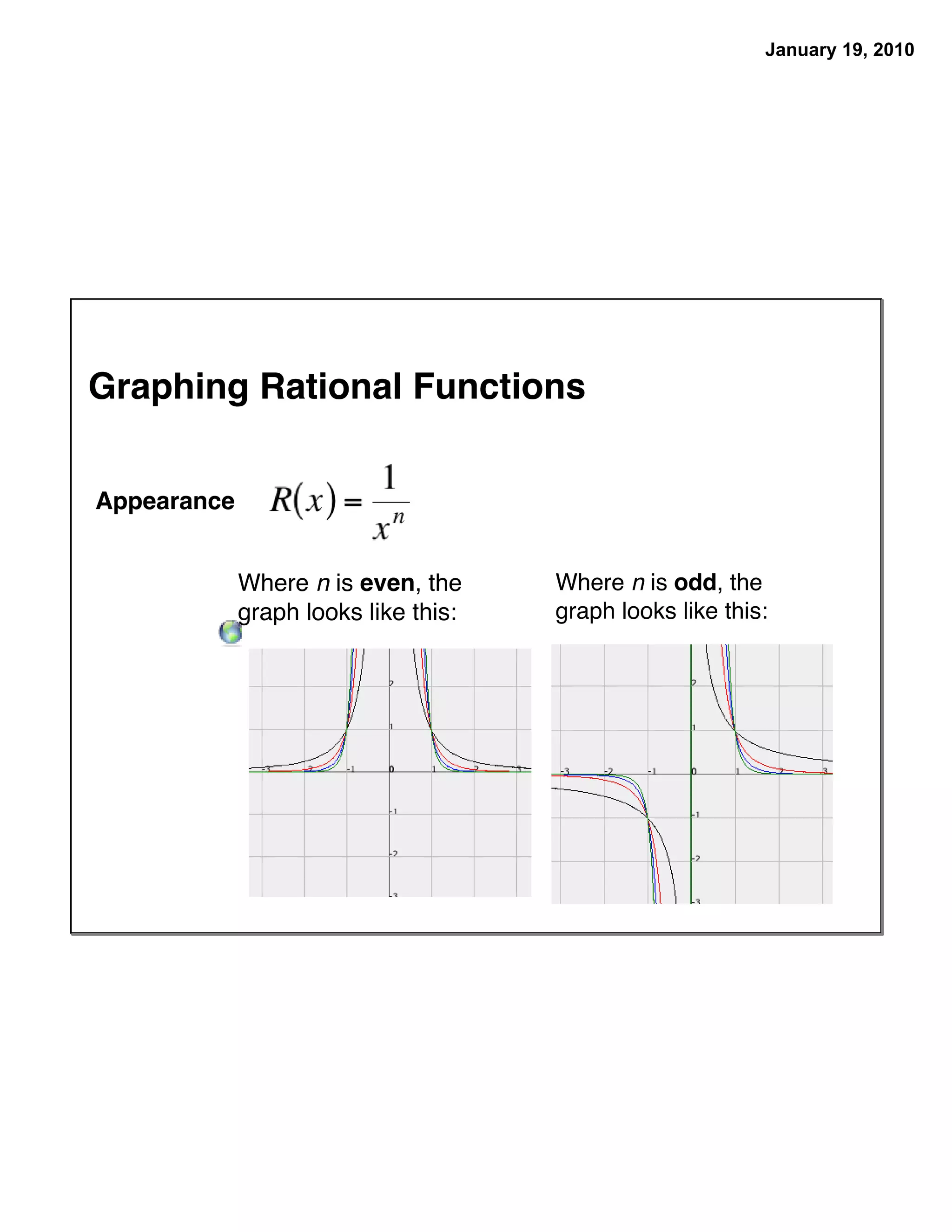 Graphing Rational Functions | PDF