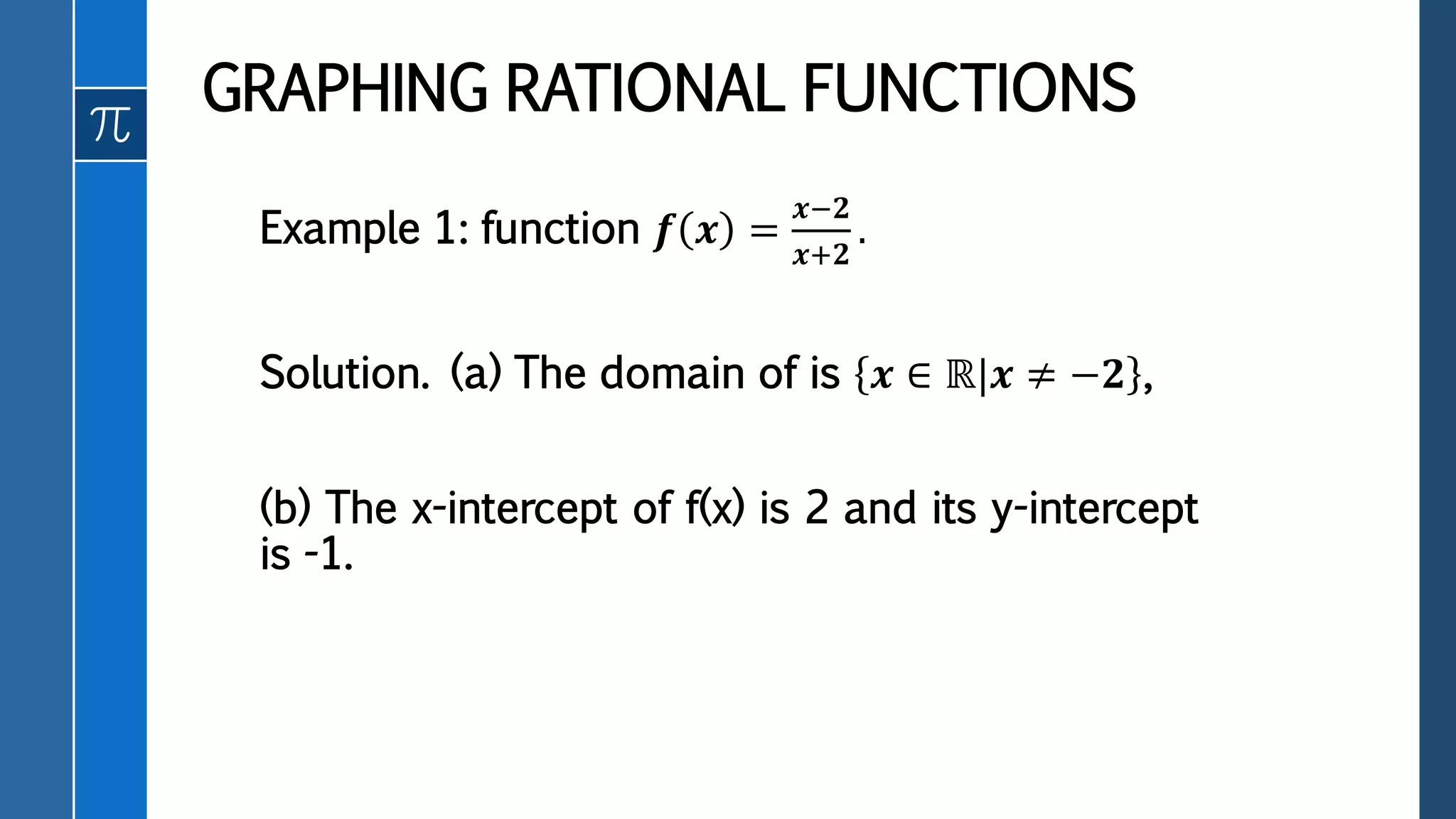 Graphing rational functions | PPT
