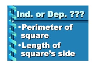 Graphing tables on the calculator