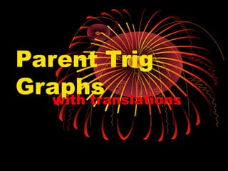 1p Parent Trig 
Graphs with translations 
 