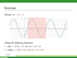 Graphing trigonometric functions | PDF