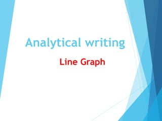 Analytical writing
Line Graph
 