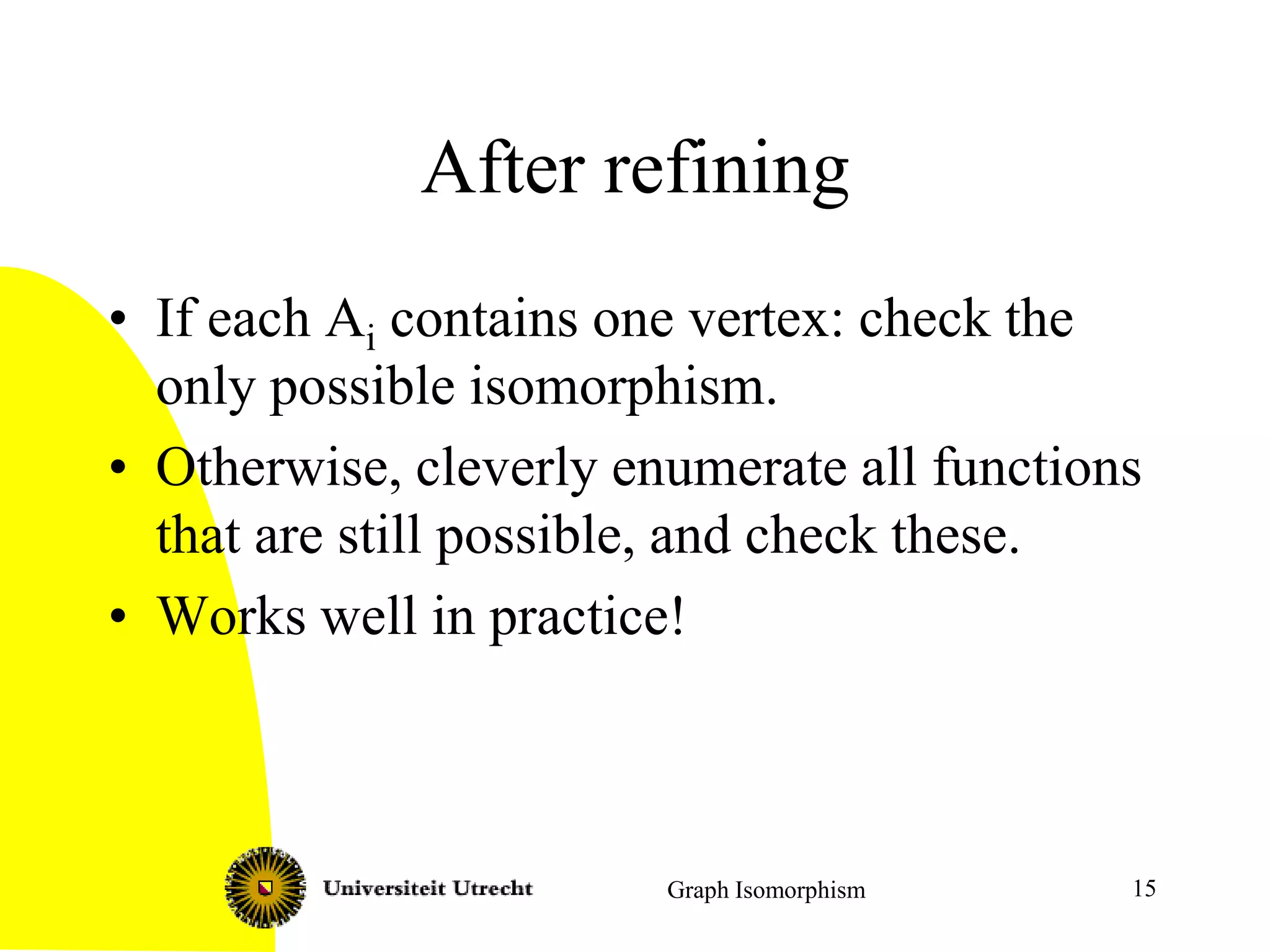 Graph isomorphism | PPT