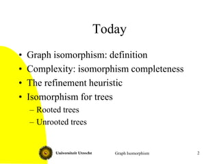 Graph isomorphism | PPT
