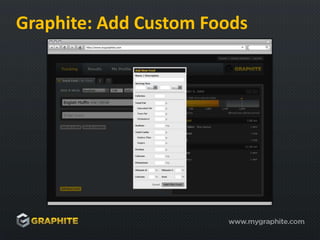 Allows you to budget and track your caloric and exercise goals
