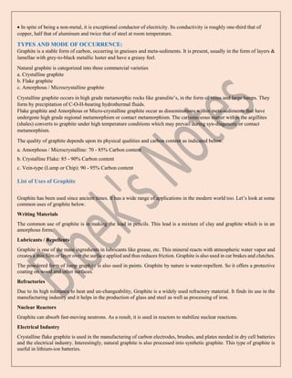 Graphite.pdf | Commodities | Economy