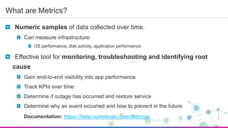 Bring your Graphite-compatible metrics into Sumo Logic | PPTX