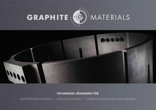 Image-Broschüre der Firma "Graphite Materials"