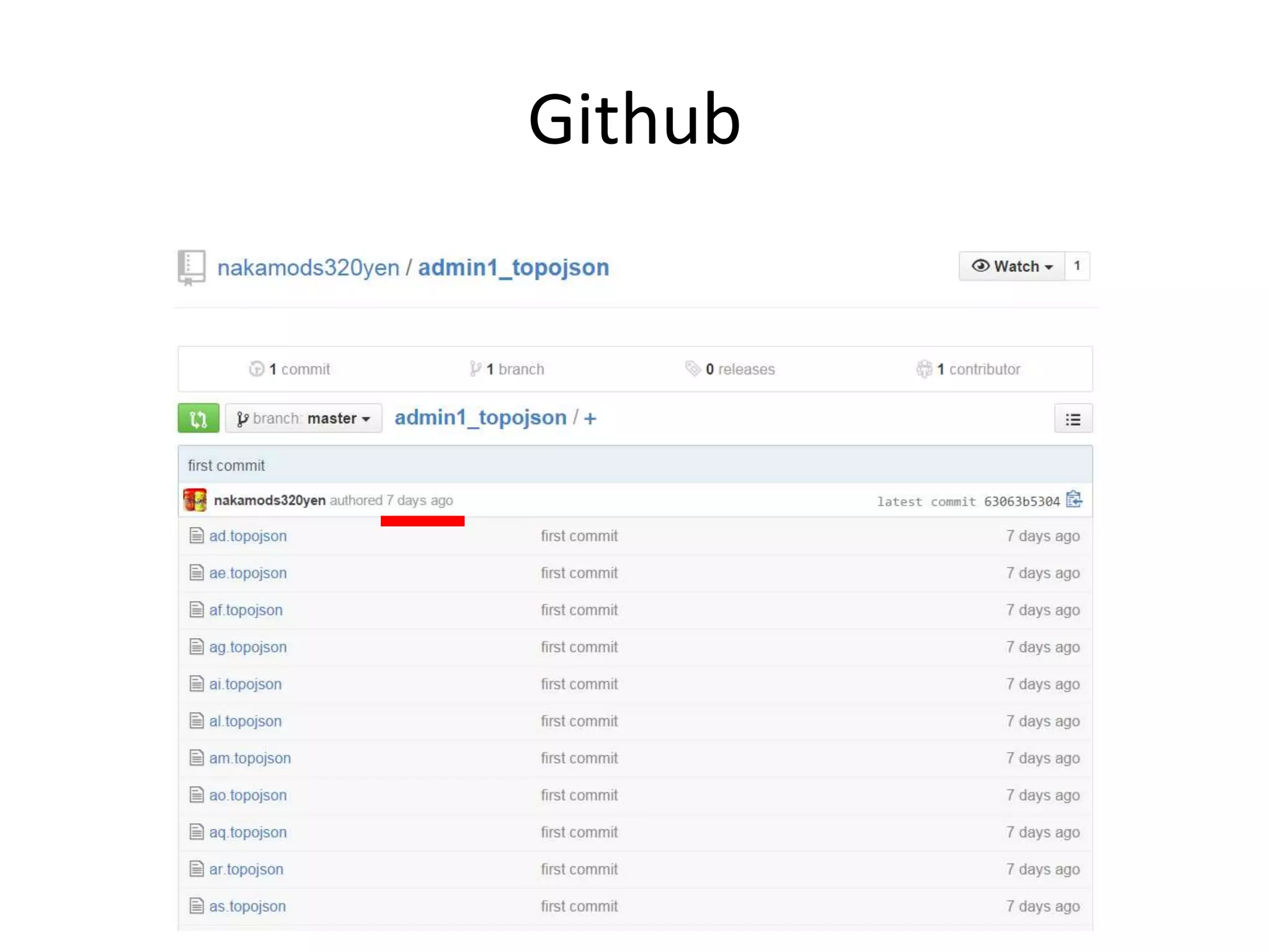 Github
 