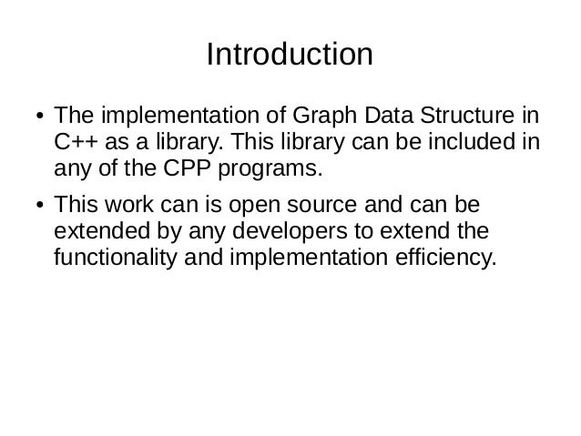 Graph library in c++