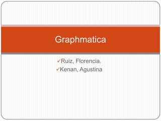 Graphmatica

Ruiz, Florencia.
Kenan, Agustina
 