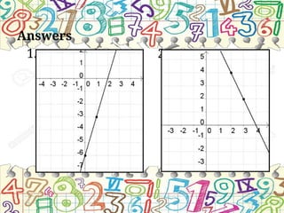 Answers
1. 2.
 