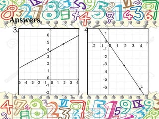 Answers
3. 4.
 