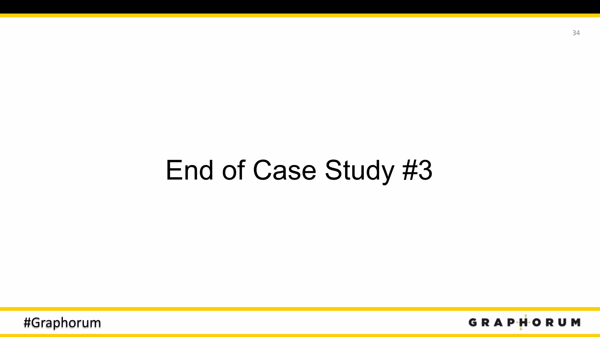 #Graphorum
End of Case Study #3
34
 