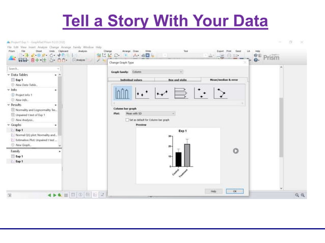 Basics of Graphpad prism | PPT | Graphics Software | Computer Software ...
