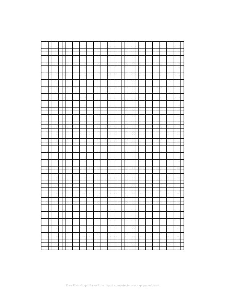 plain graph paper template