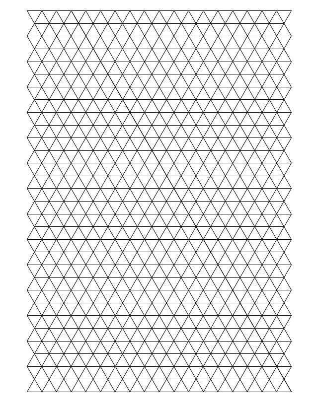 triangle grid paper