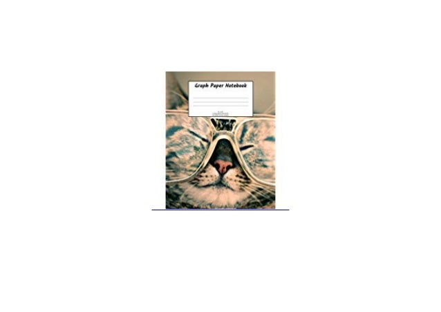 LIBRARY NO BUY Graph Paper Notebook Cat In Glabes 5 Squares Per I Library no buy graph paper notebook cat in glabes 5 squares per i
